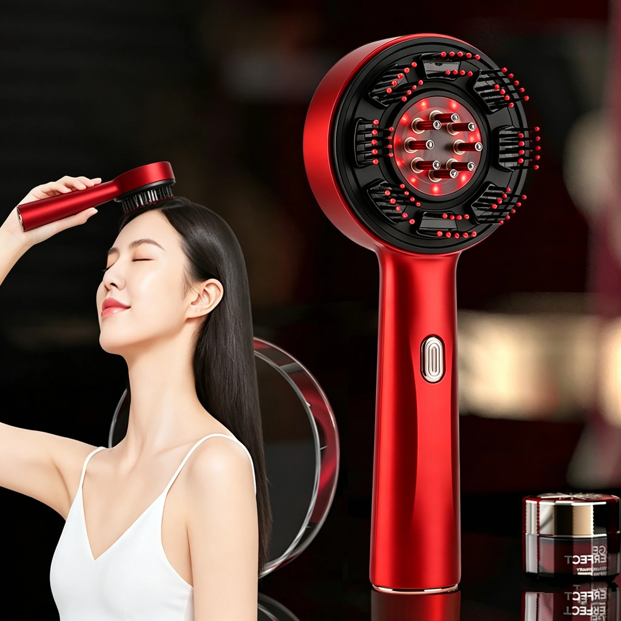 Hair Care For Hair Growth - Electric Massage Comb Portable Hair Follicle