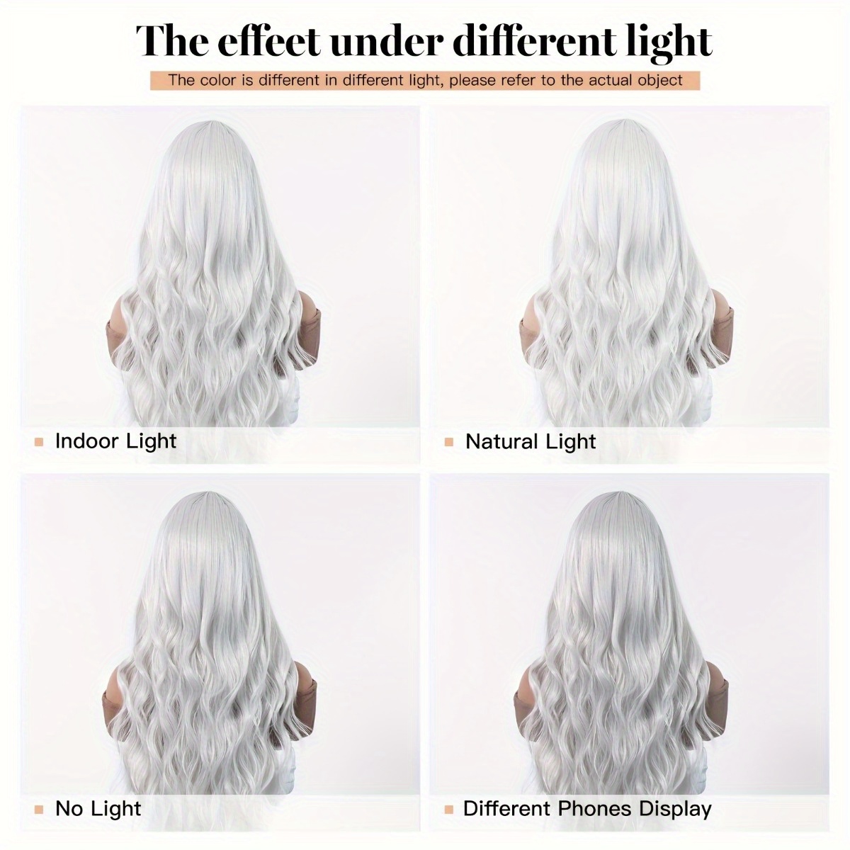 Anxin Brand Synthetic Fiber Wi - đánh giá và giá Hair Care Long Hair