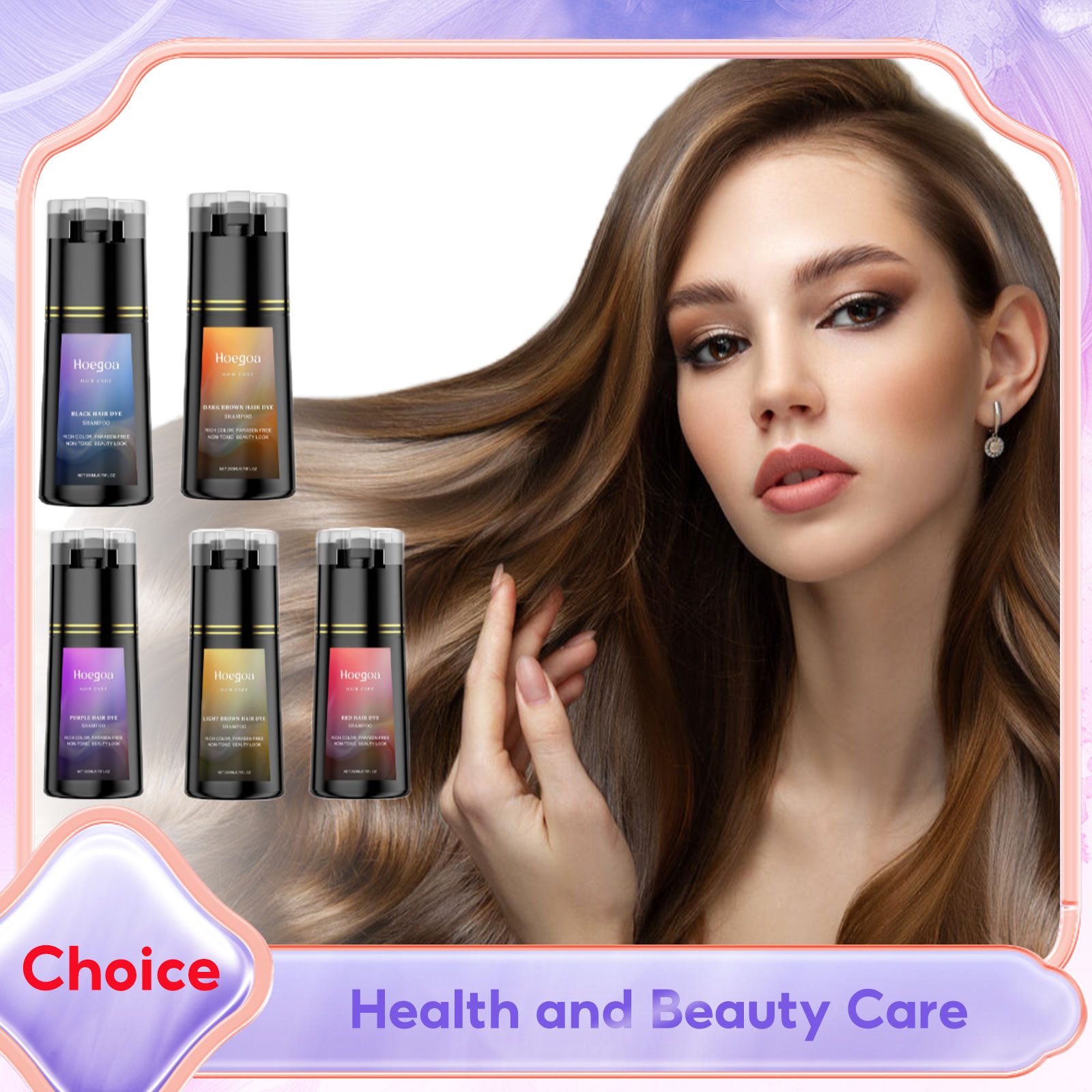 Hair Dye Shampoo for Gray Whit - đánh giá và giá Hair Care Natural Ingredients