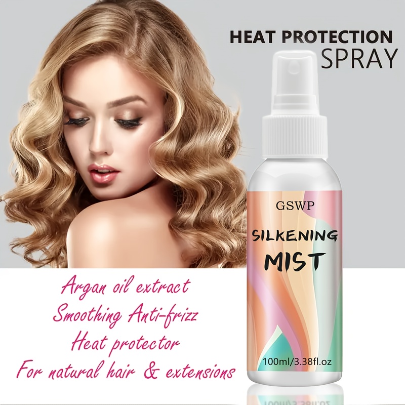 GSWP Silky Hair Spray Is a Lea - đánh giá và giá Heat Protectant Spray
