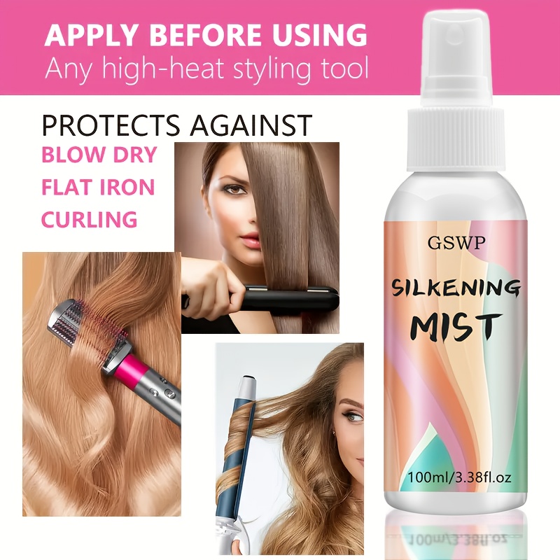 GSWP Silky Hair Spray Is a Lea - đánh giá và giá Heat Protectant Spray