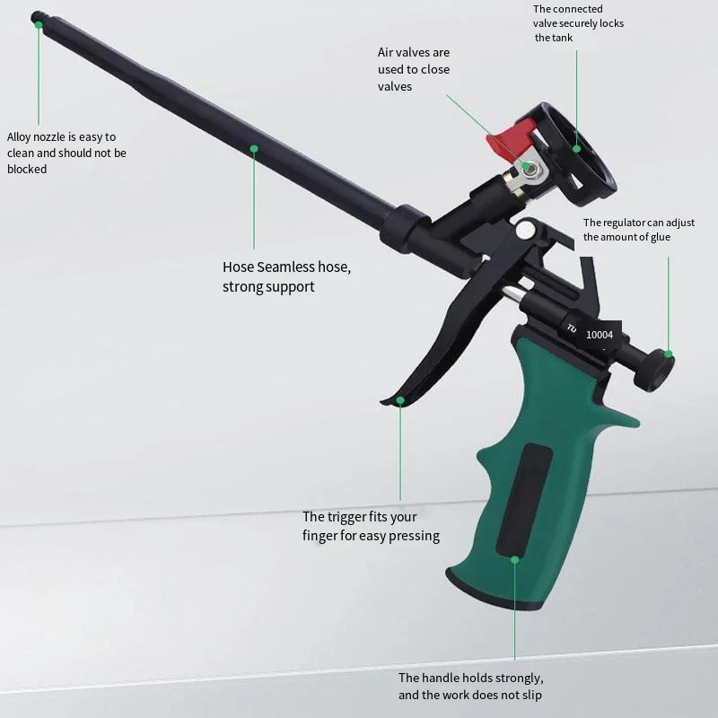 PU Foam Gun Expanding Foam App - đánh giá và giá Heat Protectant Spray