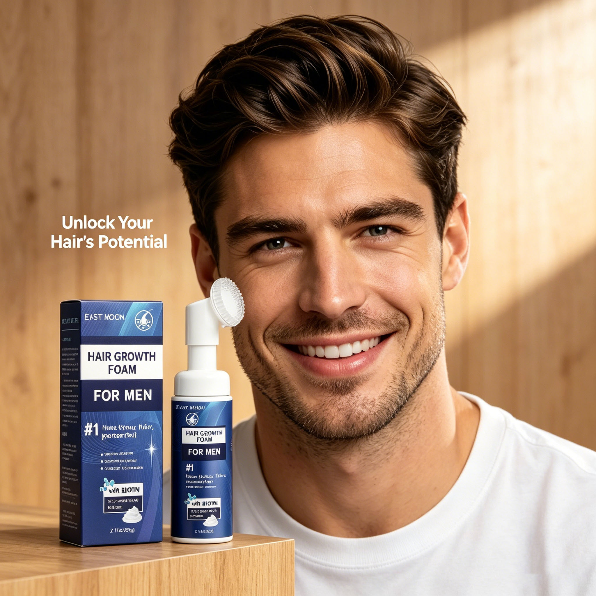 Hair Growth Foam Silicone Brus - đánh giá và giá Hair Care For Hair Growth