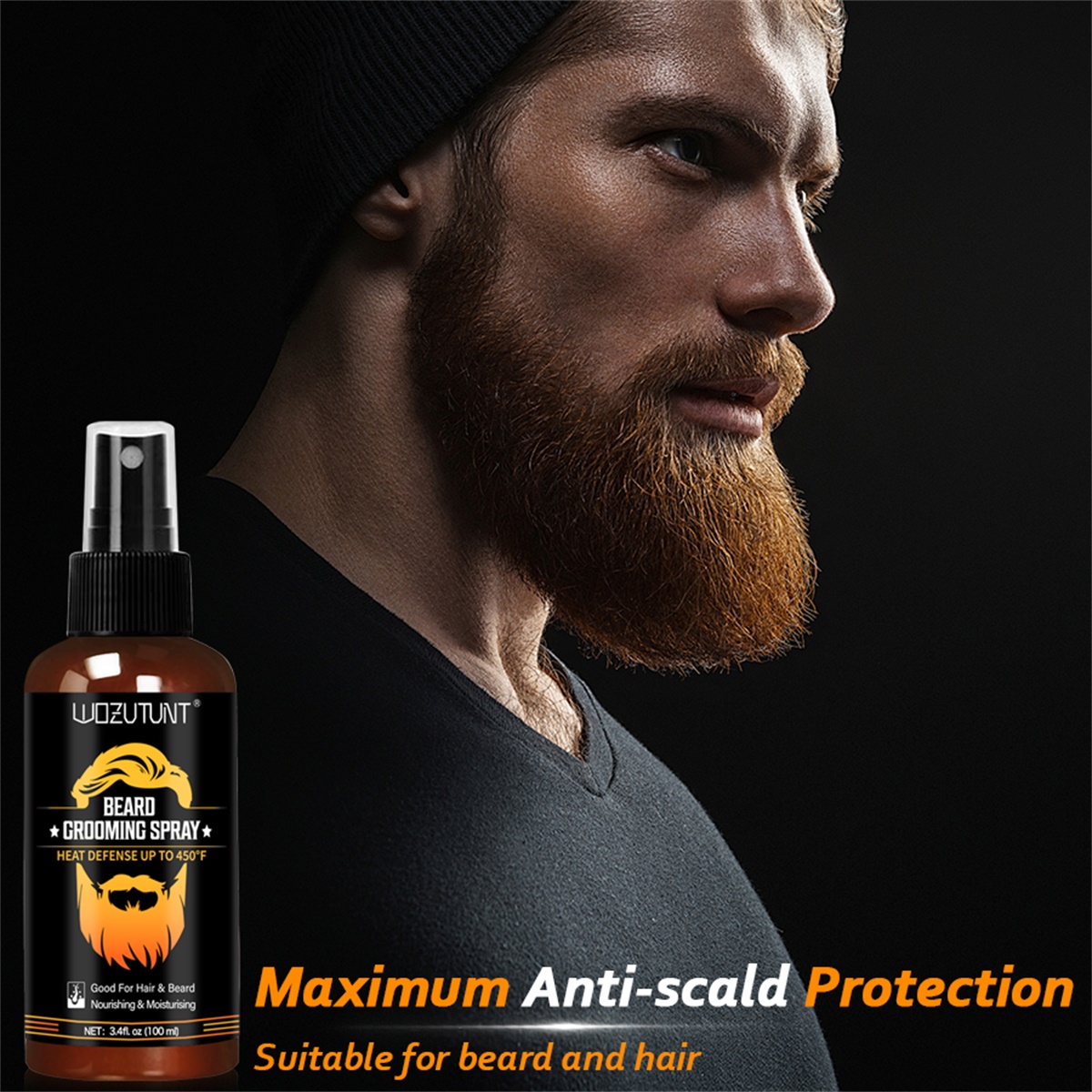 Beard Grooming Spray Protect H - đánh giá và giá Heat Protectant Spray