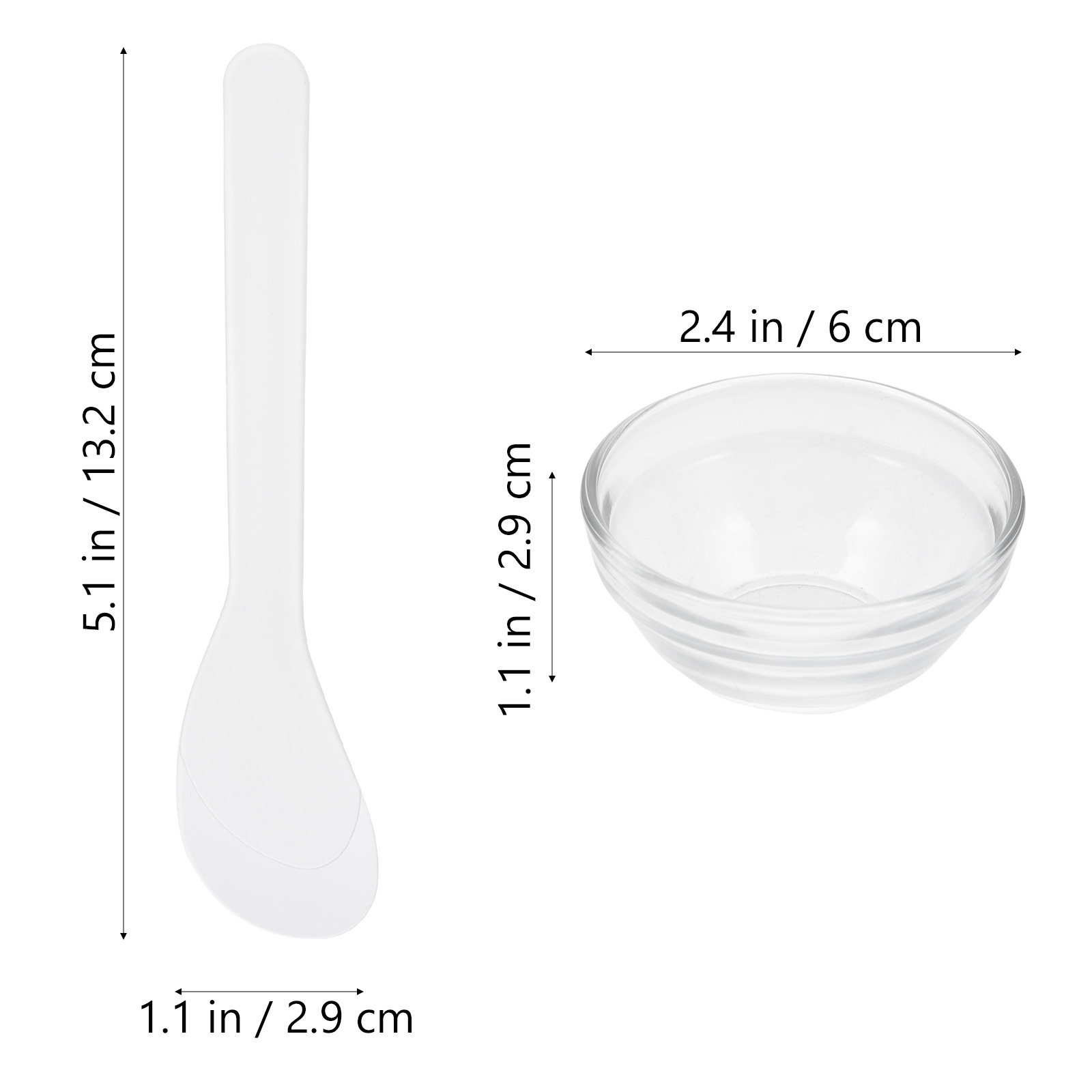 1Set Essential Oil Bowl Glass  - đánh giá và giá Hair Care Long Hair