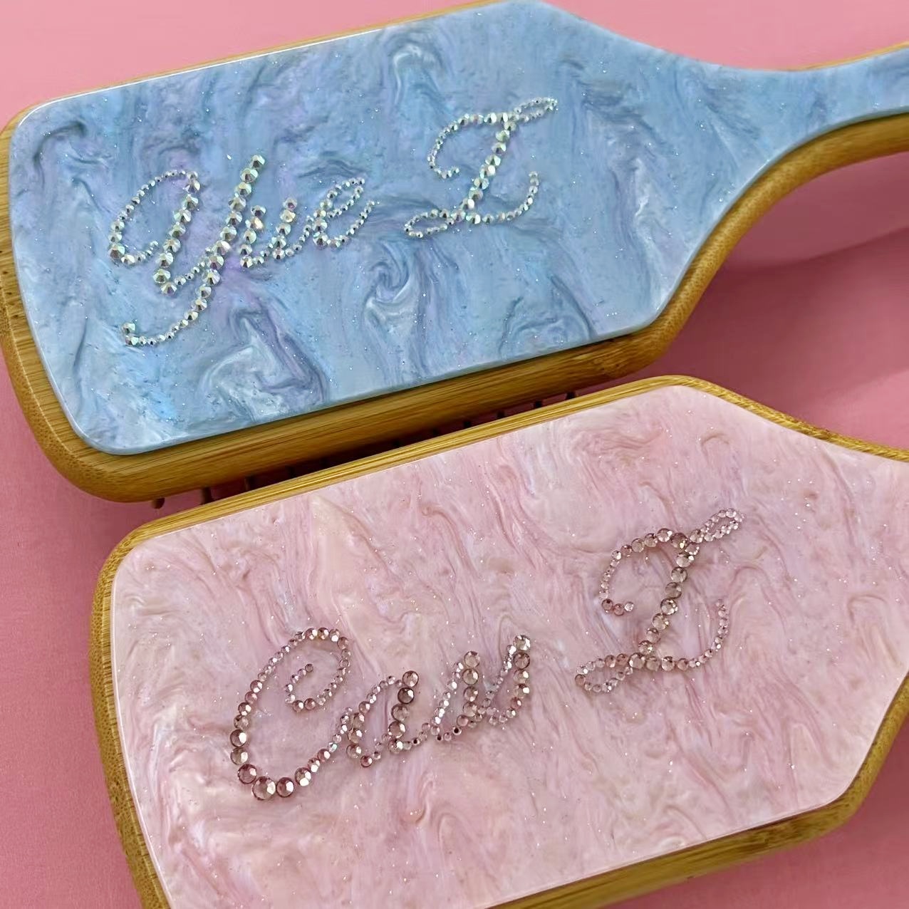 Rhinestone Name Hair Brush Per - đánh giá và giá Hair Care Names