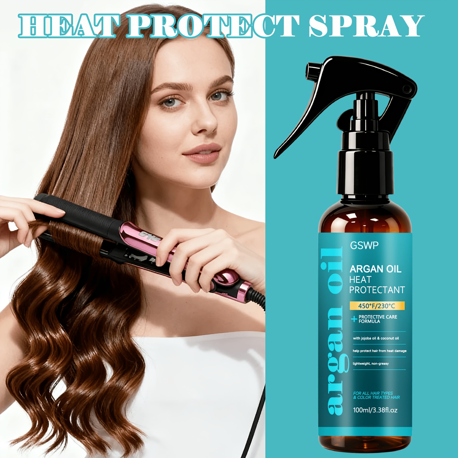 GSWP Argan Oil Protect Spray,4 - đánh giá và giá Heat Protectant Spray